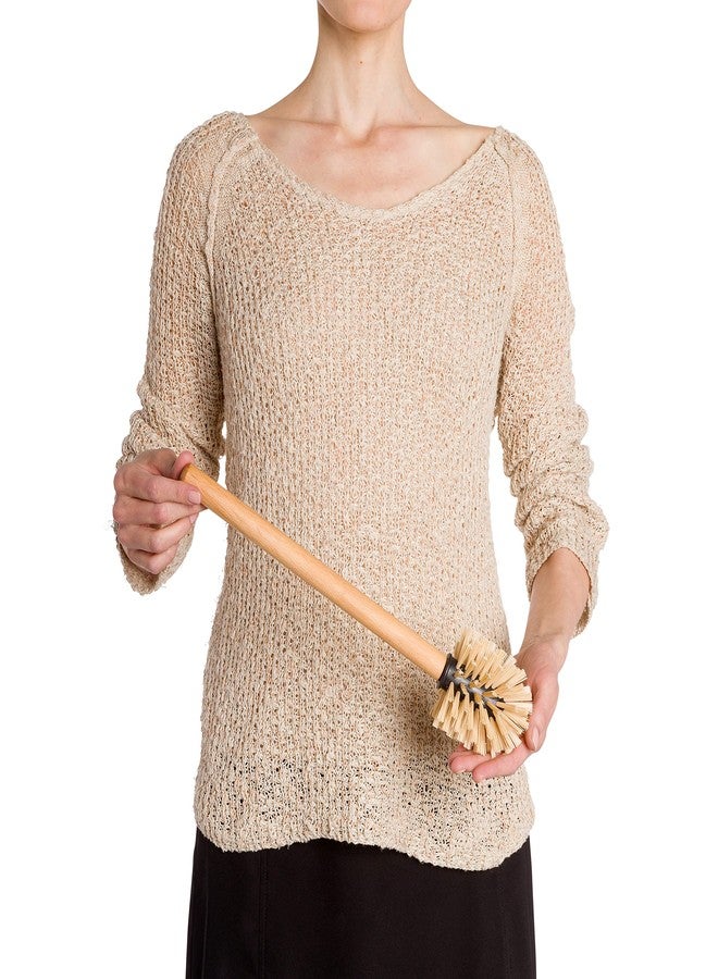 REDECKER Oiled Beechwood Toilet Brush with Replaceable Head, Made in Germany - Toilet Brush Natural Fibers Replaceable Head - Wood Handle Toilet Cleaning Brush - Wooden Toilet Brush - Image 3