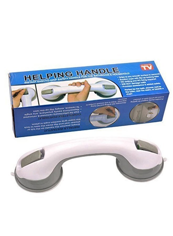 Generic valueable 1 Grab Bar Handle Vacuum Sucker Suction | Toilet Bathroom Safe Helping Handle Without Drilling | Anti Slip Support | Shower Support | Bath-tub Support | Door Helping Handle - Image 2