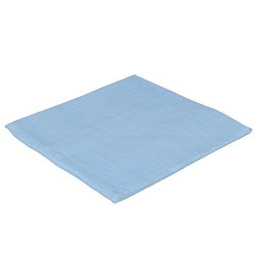 Lula Reusable Lt Blue Muslin Square Napkins (45cm X45Cm) Pack of 10 - Image 4