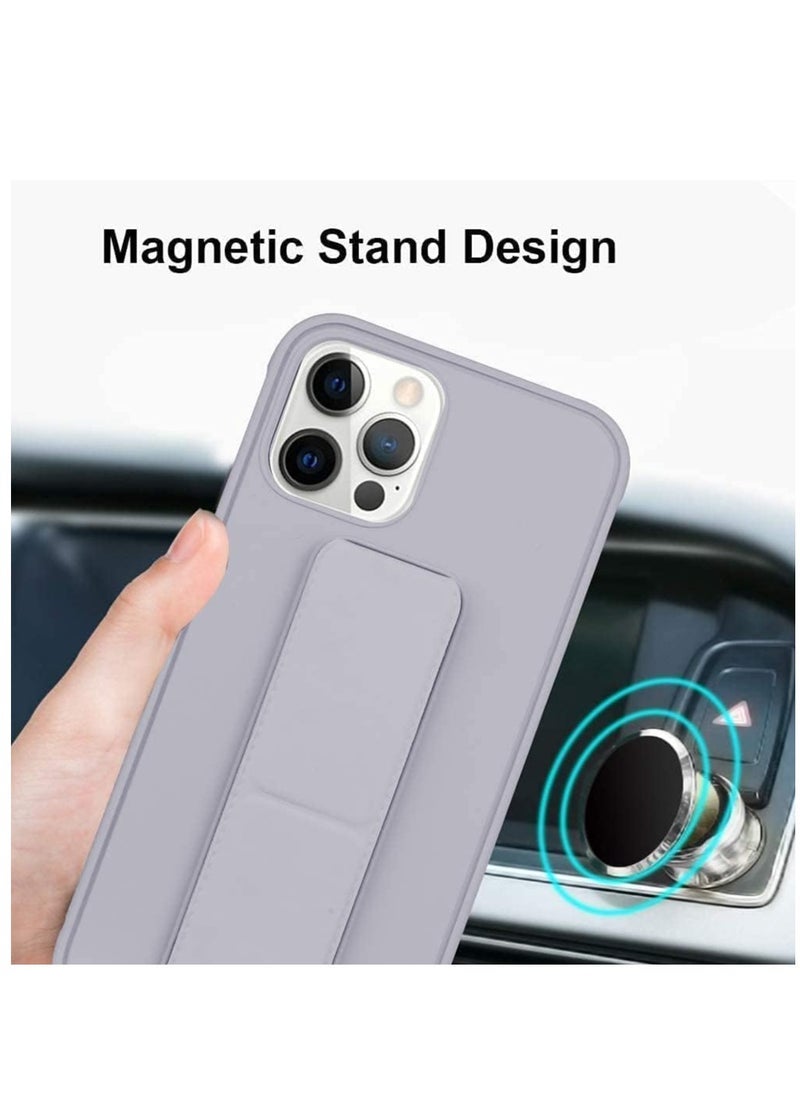 Gravity Case Compatible with iPhone 14 Pro Max Case 6.69 inch, Finger Grip Case Car Mount Kickstand Full Body Protection Durable Silicone Case Vertical and Horizontal Multi-stand cover - Image 2