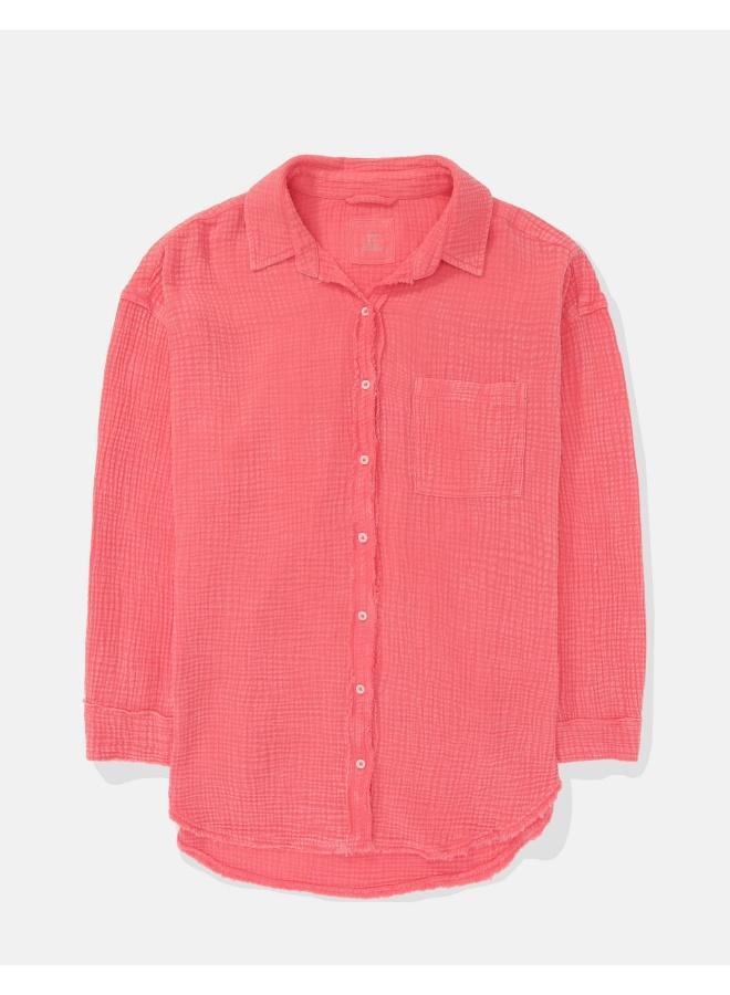 Aerie Button Down Shirt - Image 3