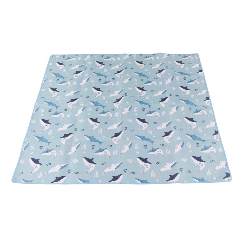 High Chair Mat: Waterproof Non Slip Premium Polyester - Foldable Portable Multiuse Baby Play Mat for Indoor Outdoor Baby Toddler Activities - Image 2