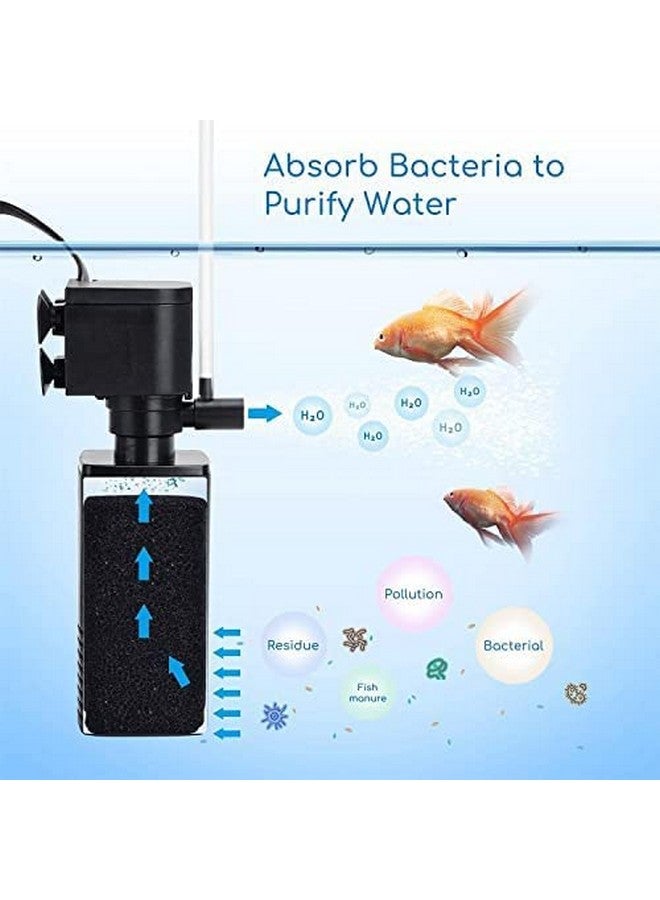 VAYINATO VAYINATO® LY-1000F | 15W | 880L/Hr Aquarium Multifunctional Submersible Internal Filter | Ultra Quite Fish Tank Oxygen Aeration Wave Maker for Fresh & Salt Water by Petzlifeworld  - Image 5