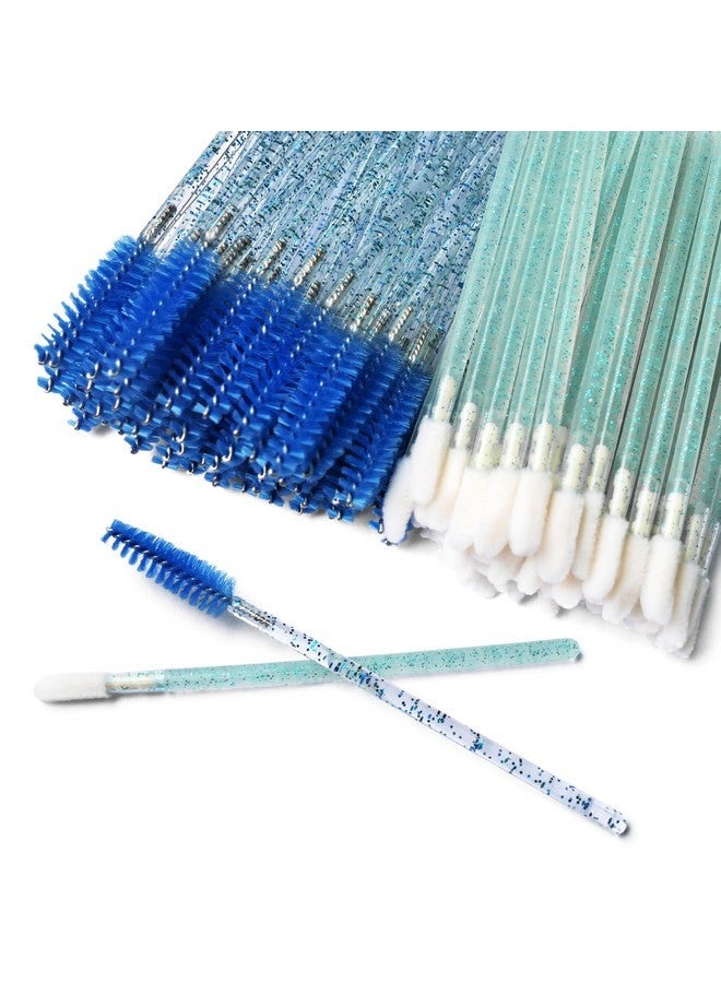 لايفيكس تول 100 قطعة من فرشاة الرموش وفرشاة الحواجب وعصي الماسكارا التي تستخدم لمرة واحدة وفرشاة الشفاه لوضع أحمر الشفاه وعصي الشفاه وفرشاة الرموش لتمديد الرموش وفرشاة الرموش للحواجب-E - Image 1