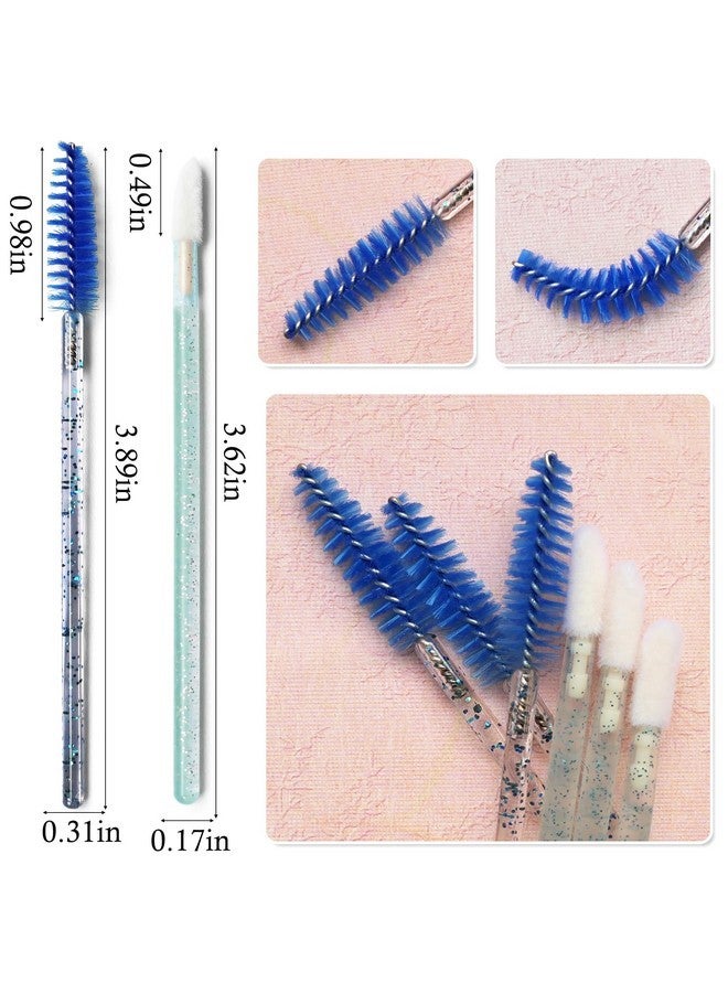 لايفيكس تول 100 قطعة من فرشاة الرموش وفرشاة الحواجب وعصي الماسكارا التي تستخدم لمرة واحدة وفرشاة الشفاه لوضع أحمر الشفاه وعصي الشفاه وفرشاة الرموش لتمديد الرموش وفرشاة الرموش للحواجب-E - Image 2