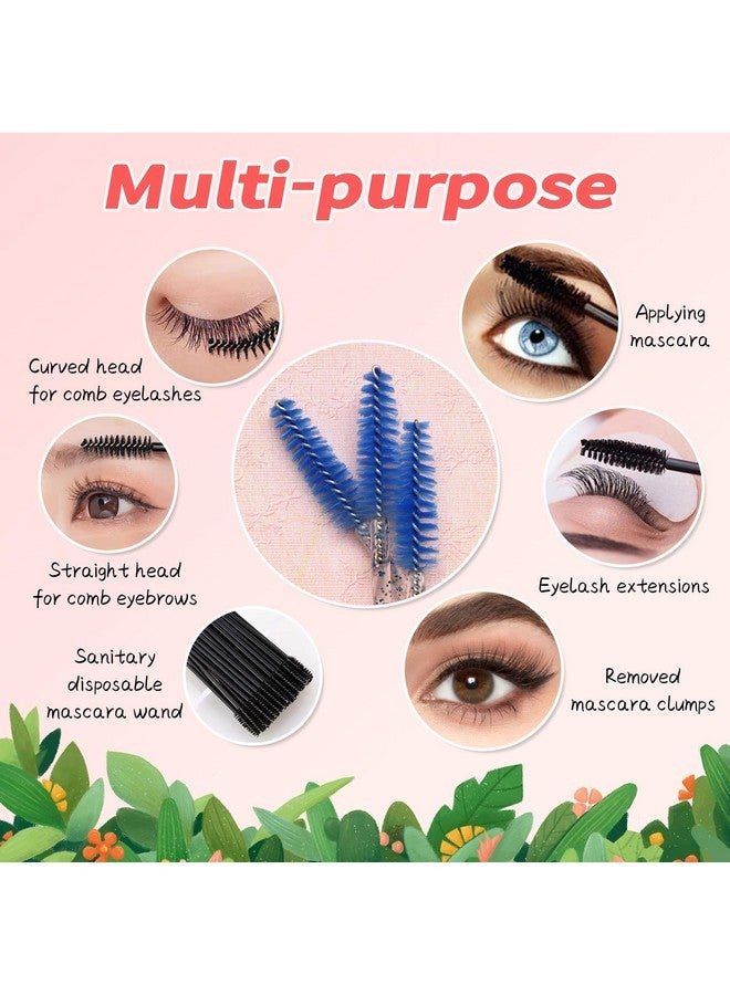 لايفيكس تول 100 قطعة من فرشاة الرموش وفرشاة الحواجب وعصي الماسكارا التي تستخدم لمرة واحدة وفرشاة الشفاه لوضع أحمر الشفاه وعصي الشفاه وفرشاة الرموش لتمديد الرموش وفرشاة الرموش للحواجب-E - Image 4