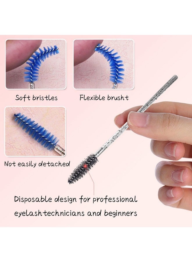 لايفيكس تول 100 قطعة من فرشاة الرموش وفرشاة الحواجب وعصي الماسكارا التي تستخدم لمرة واحدة وفرشاة الشفاه لوضع أحمر الشفاه وعصي الشفاه وفرشاة الرموش لتمديد الرموش وفرشاة الرموش للحواجب-E - Image 3