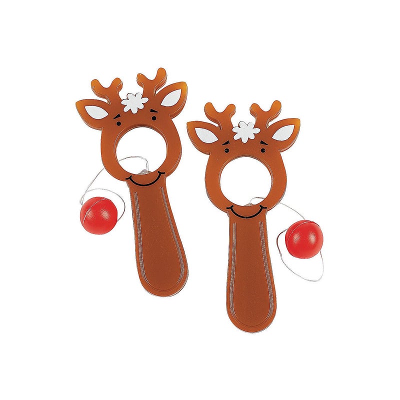 Fun Express Reindeer Bulls Eye Games for Christmas Toys Games Pin The Bulls Eye Games Christmas 48 Pieces