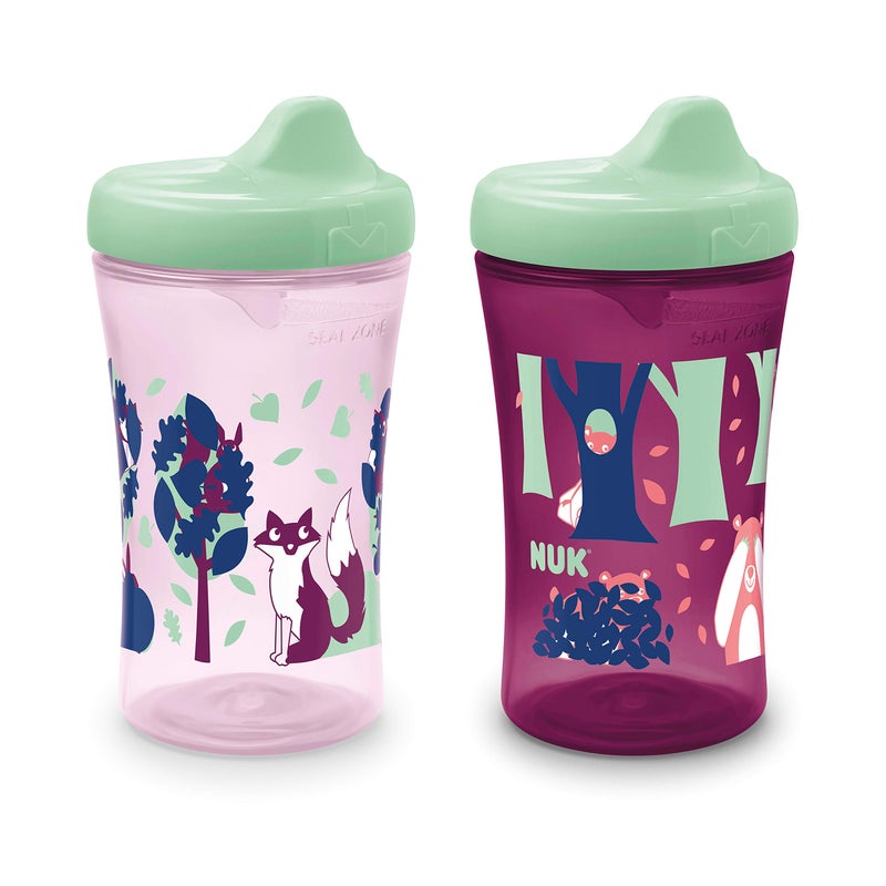 NUK Hide 'n Seek Hard Spout Sippy Cup, 10 oz, 2 Pack, 9+ Months - Image 2