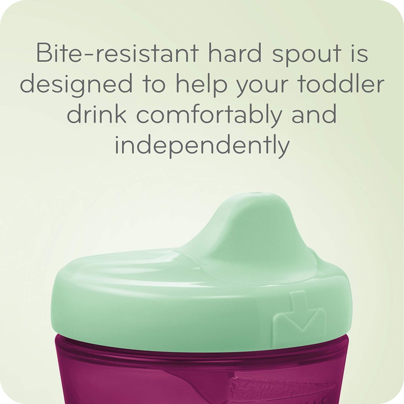 NUK Hide 'n Seek Hard Spout Sippy Cup, 10 oz, 2 Pack, 9+ Months - Image 5