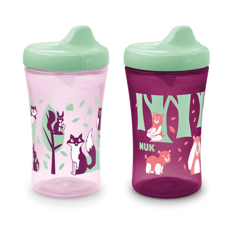 NUK Hide 'n Seek Hard Spout Sippy Cup, 10 oz, 2 Pack, 9+ Months - Image 1