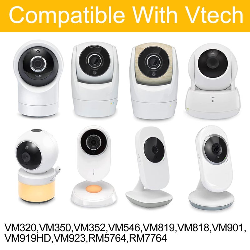 iTODOS Baby Monitor Floor Stand Holder Compatible with Vtech VM901/VM919/VM819/VM924/VM776/VM818 Baby Monitor,Keep Baby Away from Touching,Strong and Heavy Metal Materials,More Safety - Image 3