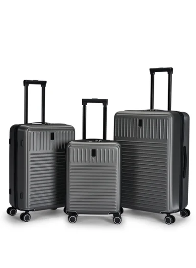 LIMRA Travel bags hard Luggage set 3 pieces size 28/24/20 inch Grey