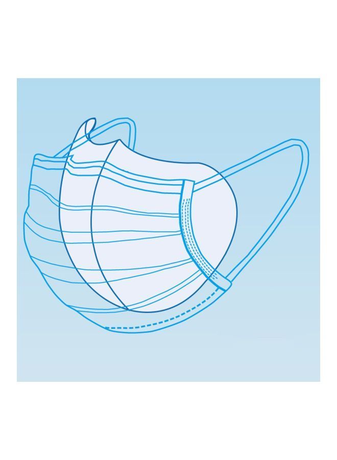 NIBEMINENT Pack Of 50 Disposable Dust-Proof Face Mask - Image 4