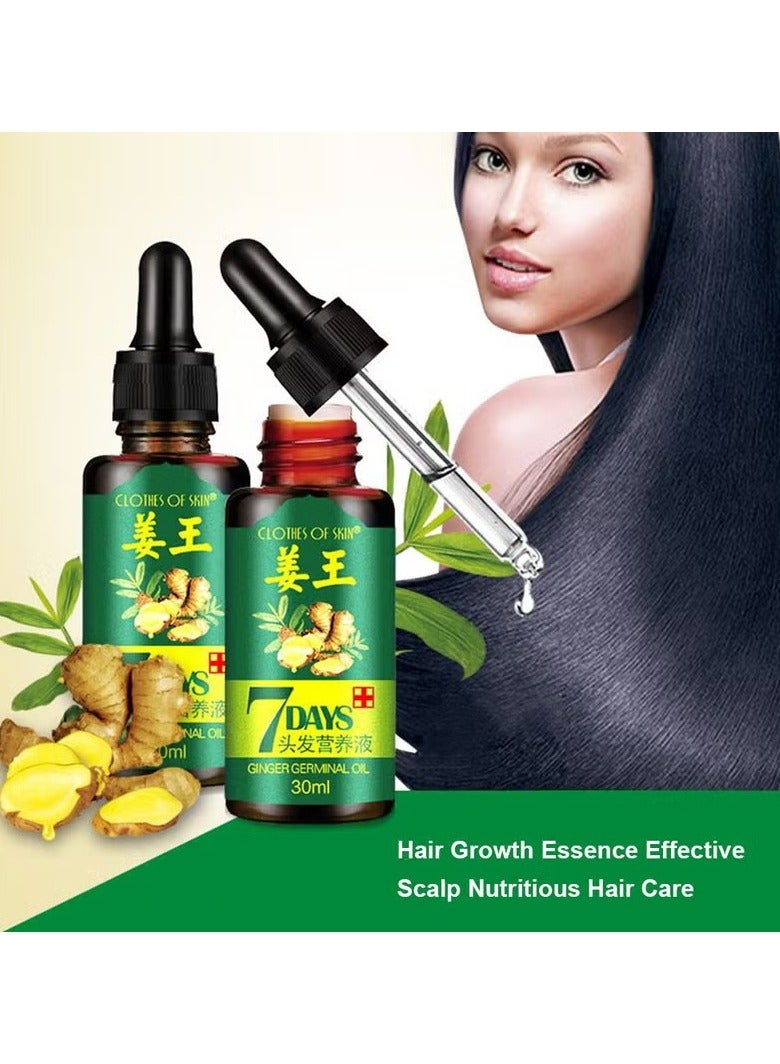 ORiTi زيت نمو الشعر المغذي لفروة الرأس الفعال باللون الأخضر 30 مل - Image 3