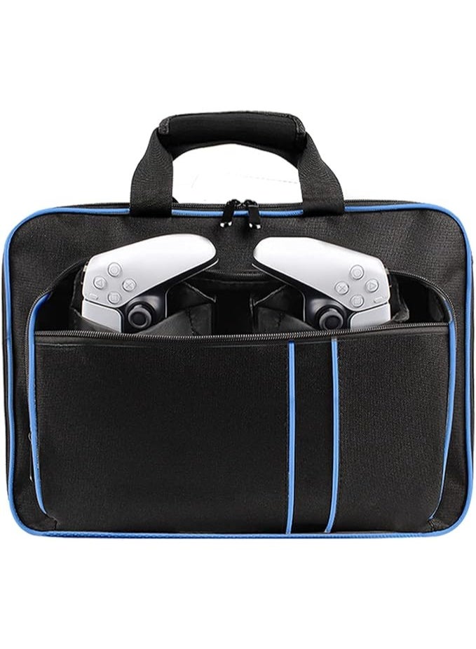 eWINNER Carrying Case for PS5/PS5 Pro/PS5 Slim, Multifunctional Travel Bag Carry Shoulder case multi pouches stroage Bag for PS5 Disc/Digital Edition console & controller accessories - Image 3