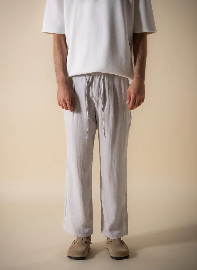 شايبس PLEATED COTTON TROUSERS