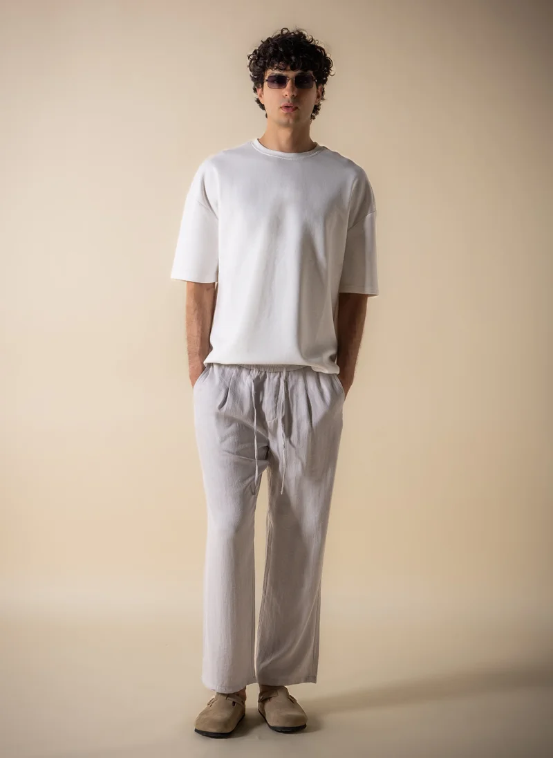شايبس PLEATED COTTON TROUSERS