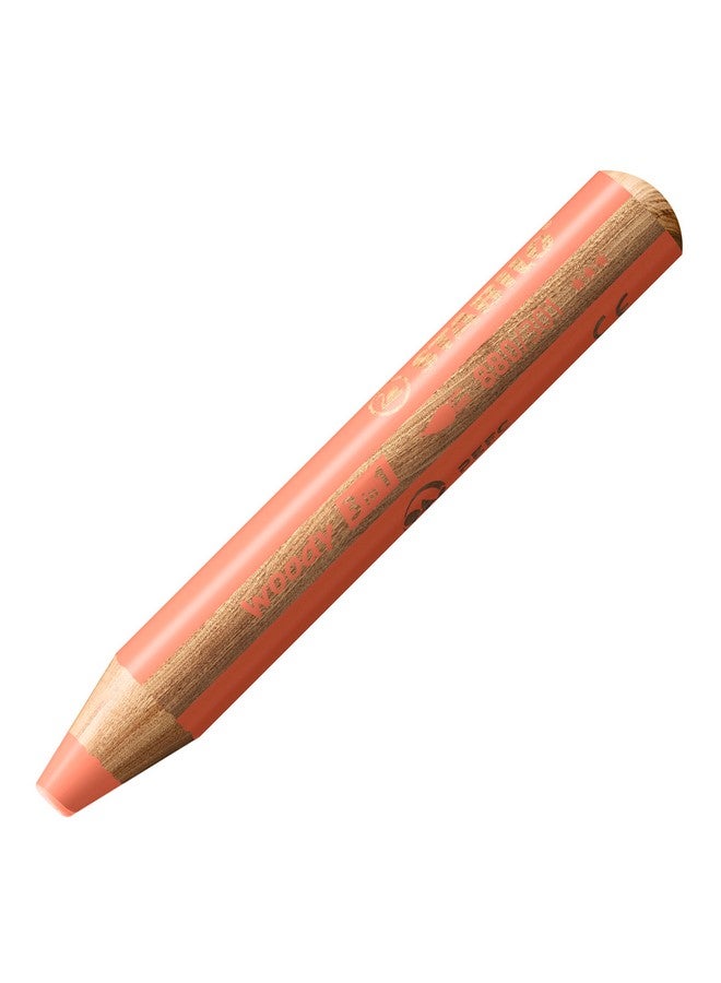 STABILO STABILO Multi-talented Pencil woody Pastel 3-in-1 Wallet of 18 Assorted Colours + Sharpener, Extra Large  - Image 2
