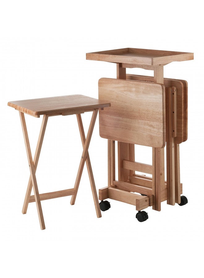 Winsome Winsome 6-Piece Snack Table, Natural (42820)  - Image 3
