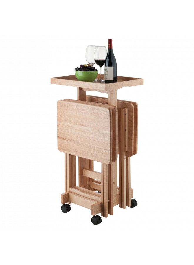 Winsome Winsome 6-Piece Snack Table, Natural (42820)  - Image 5