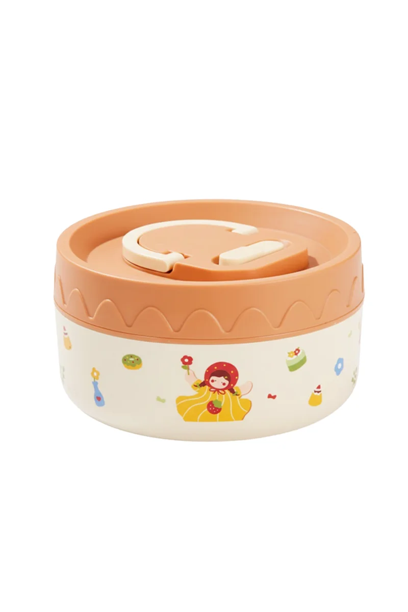 ستار بيبيز Star Babies Portable 304 Stainless Steel ,Microwave Safe Insulated Lunch Box /Food jar 400ml.