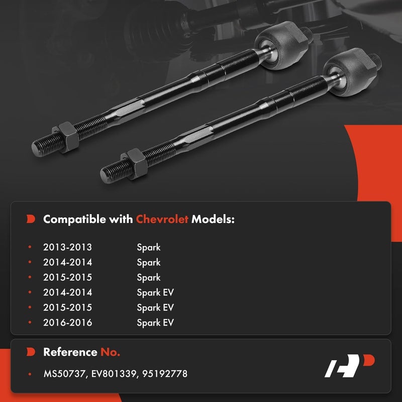 Front Inner Tie Rod Ends for Chevrolet Spark - Image 2