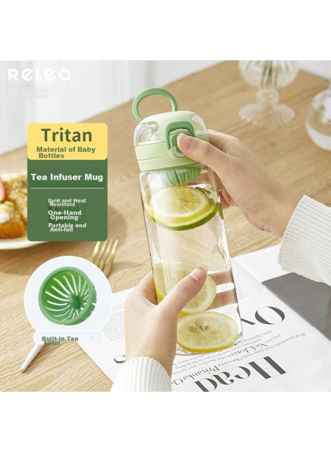 Relea Water Bottle For Women, Tritan Plastic Cup, Large Capacity, Stylish Portable Cup, Student Cup, Holiday Gift - Image 1
