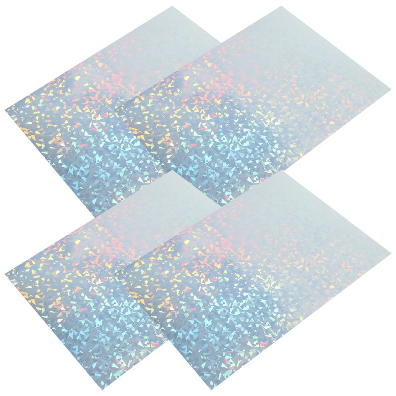 10 Sheets Printer Paper Sheet Adhesive Printer Sticker Holographic Paper Colorful Photographic Paper Decor - Image 1
