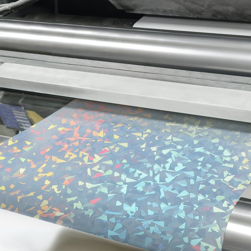 10 Sheets Printer Paper Sheet Adhesive Printer Sticker Holographic Paper Colorful Photographic Paper Decor - Image 3
