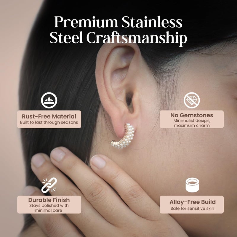 Elrose - Earrings for Women Fashion | Earrings for Girl Stylish | Combo Earrings for Women - Image 4