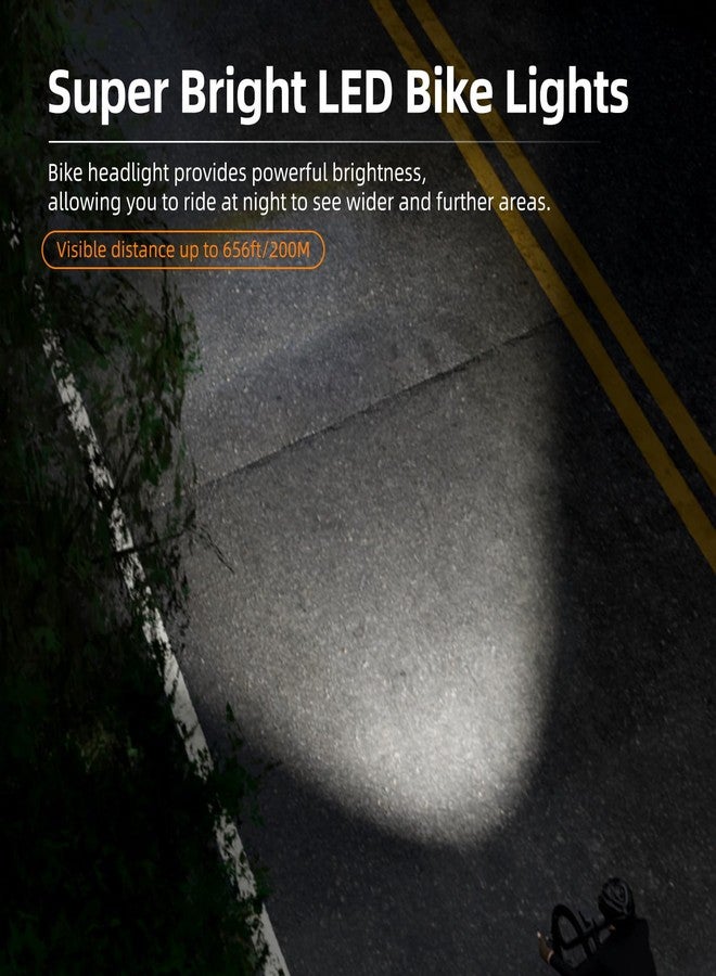 CYCLAMI Bike Lights for Night Riding Compatible with Garmin/GoPro Mount 1000 Lumen Bright Bike Headlight Rechargeable Waterproof Aluminum Alloy Anti-Dazzling Bike Front Light for Commuter Cyclists - Image 2