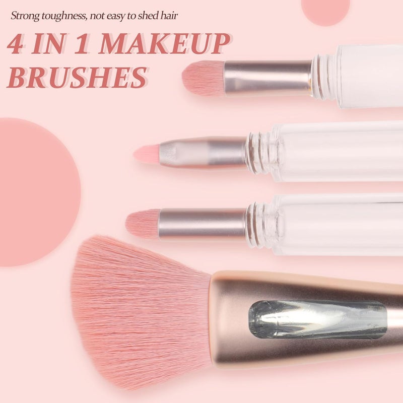 VILLCASE Multipurpose Blush Brush Angled Cosmetic Brush for Women Abs Handle for Blush Eyeshadow Lip Application Salon and Travel Use - Image 4