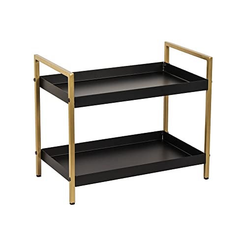 DECOWORLD || 2 Tier Multipurpose Countertop Organizer Rack || Multishelf Storage Stand for Kitchen, Bathroom or Dressing Table|| Spice Rack,Cosmetics Organizer or Bathroom Organizer - Image 1