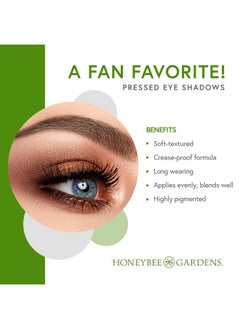 Honeybee Gardens Pressed Powder Eye Shadow Single Refill Drama Bomb Plum Lilac With Shimmer Longwearing Creaseproof Mineral Color With Botanicals 1.2G  - Image 3