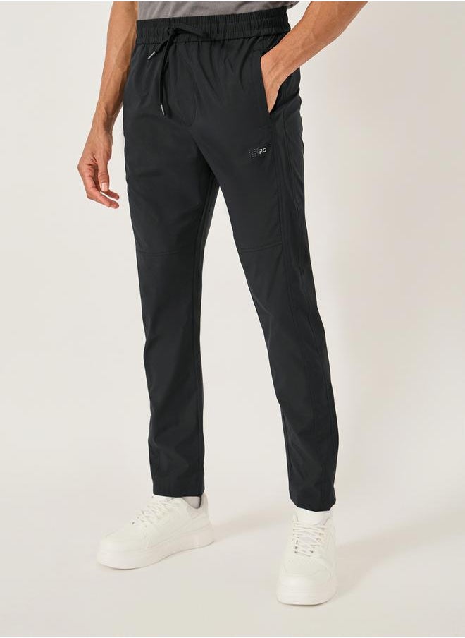 Fort Collins Mid Rise Regular Fit Track Pant with Drawstring by Styli  - Image 1