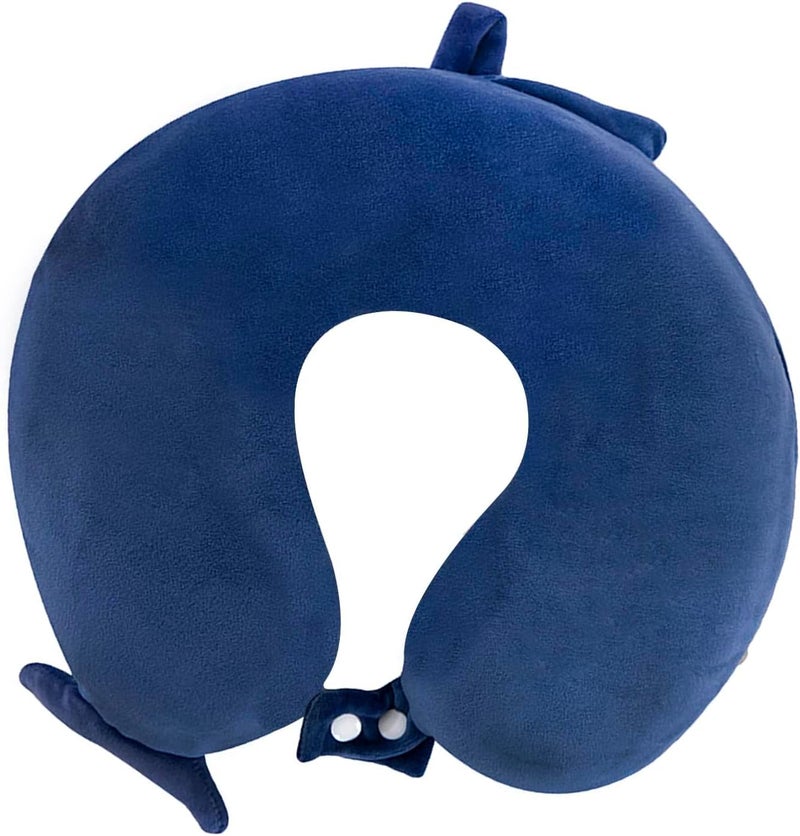 KASTWAVE Cute Cartoon U-shaped Travel Neck Pillow - Soft Memory Foam for Airplane, Train, Car, Home, and Office - Image 5