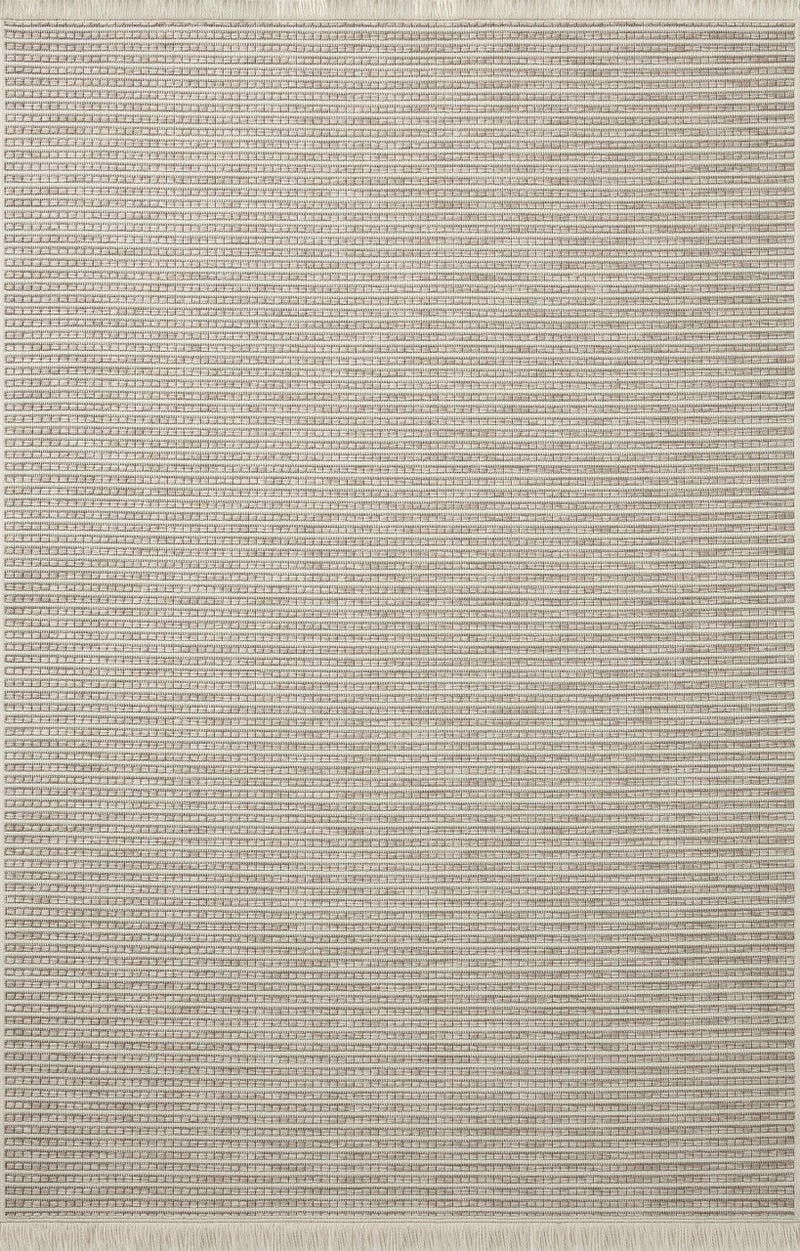 Loloi Amber Lewis Malibu Collection MAB-04 Beige/Dove 5'-1" x 7'-7" Area Rug - Image 3