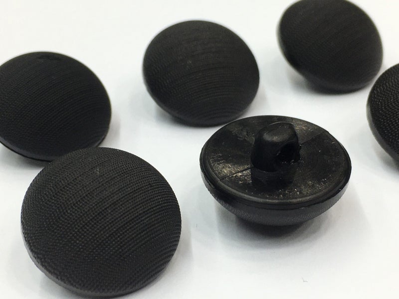 Karan Tuhafiye Karan Haberdashery Italian Matte Pearl Domed Model Jacket Cardigan Button Set 6 Piece Set Black - Image 2