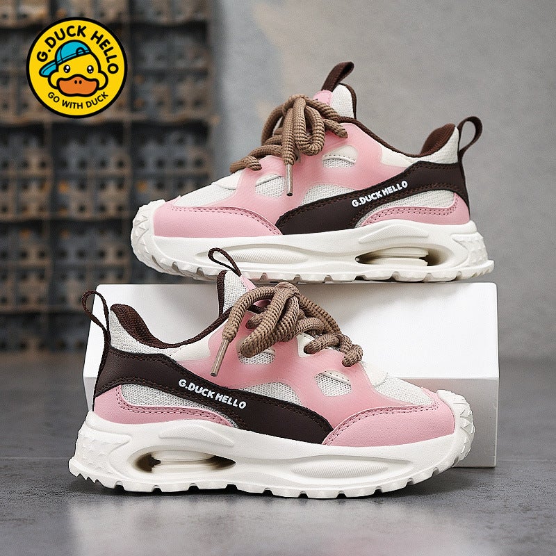 Children'S Shoes Girls 2025 Spring New Large Children'S Soft Sole Outdoor Sneaker Boys Shoes Casual Luminous Shoes Tide - Image 2