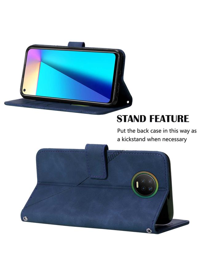 اس-توب جراب هاتف Infinix X690 Note 7 Crossbody مصنوع من الجلد المنقوش ثلاثي الأبعاد - Image 4