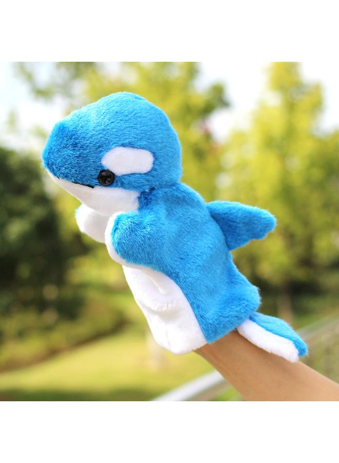 الأزرق جي دبليو لعبة القطيفة الجديدة الدمى العائلية التفاعلية بين الوالدين والطفل روضة الأطفال بين الوالدين والطفل لإرضاء الحيوانات البحرية الدلافين - Image 5