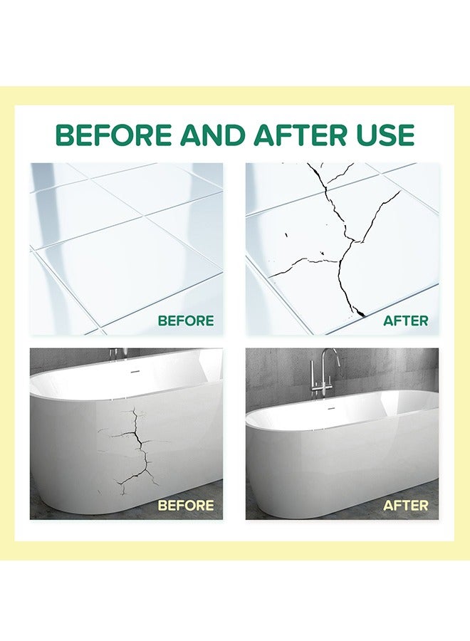 EELHOE Ceramic repair paste, waterproof leak proof hard and firm, drywall repair paste set, marble Ab glue set (white) - Image 4