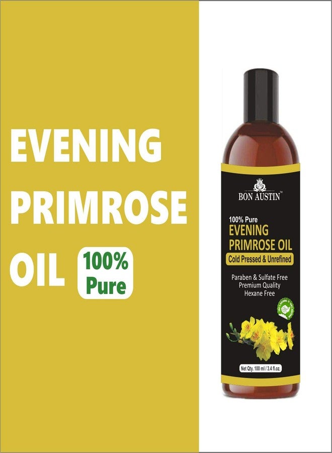 Bon Austin 100% Pure & Natural Sweet Almond Oil Badam Roghan & Evening Primrose Oil Combo pack of 2 bottles of 100 ml(200 ml) - Image 4
