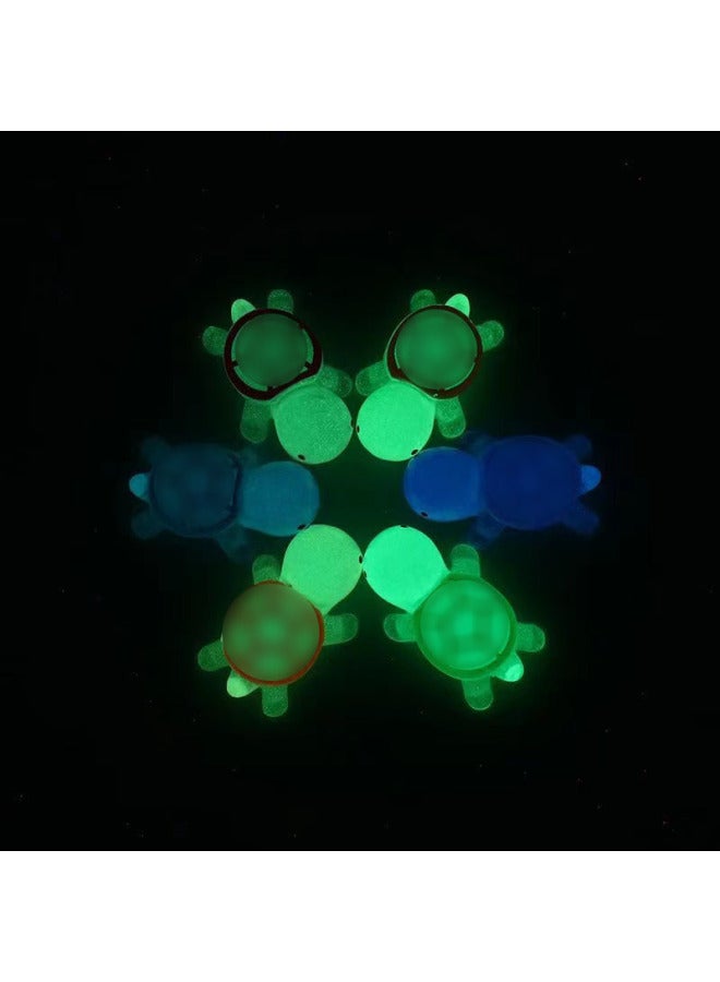 Loquat Luminous Little Turtle Resin Small Ornaments Cream Rubber Accessories DIY Turtle Stacking Music Car Ornaments Toy-Color:Glow-in-the-dark Small Turtle - Image 4
