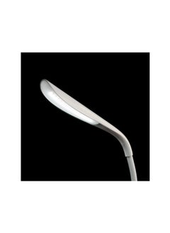 Generic مصباح طاولة مكتب LED من R&amp;J للدراسة، مصباح دراسة قابل لإعادة الشحن عبر USB للطلاب، مصباح مكتبي ثلاثي المراحل قابل للتعتيم ومصابيح طاولة للدراسة للمنزل - أبيض  - Image 4