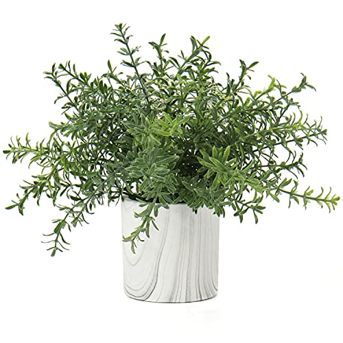 Hollyone Hollyone Faux Plants Indoor Artificial Mini Potted Plants Plastic Green Plant Small Fake Plants Eucalyptus Decor in  - Image 1