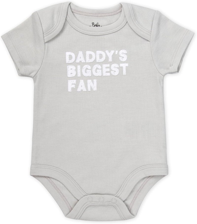 6 Pack Bodysuit Set, Baby Boy 6 Piece Newborn Outfit Set, Button Closure, Short Sleeve - Image 5