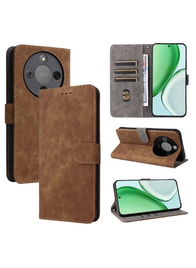 CoomBe Magnetic attraction Leather Case for Honor X9D /Honor X70 Holster Flip Wallet Phone Cover Case - Image 1