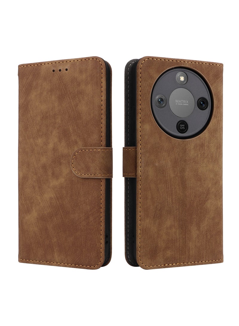 CoomBe Magnetic attraction Leather Case for Honor X9D /Honor X70 Holster Flip Wallet Phone Cover Case - Image 2